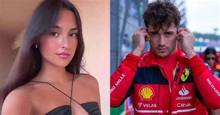 Chi &egrave; Alexandra SaintMleux, la nuova fidanzata di Charles Leclerc dopo