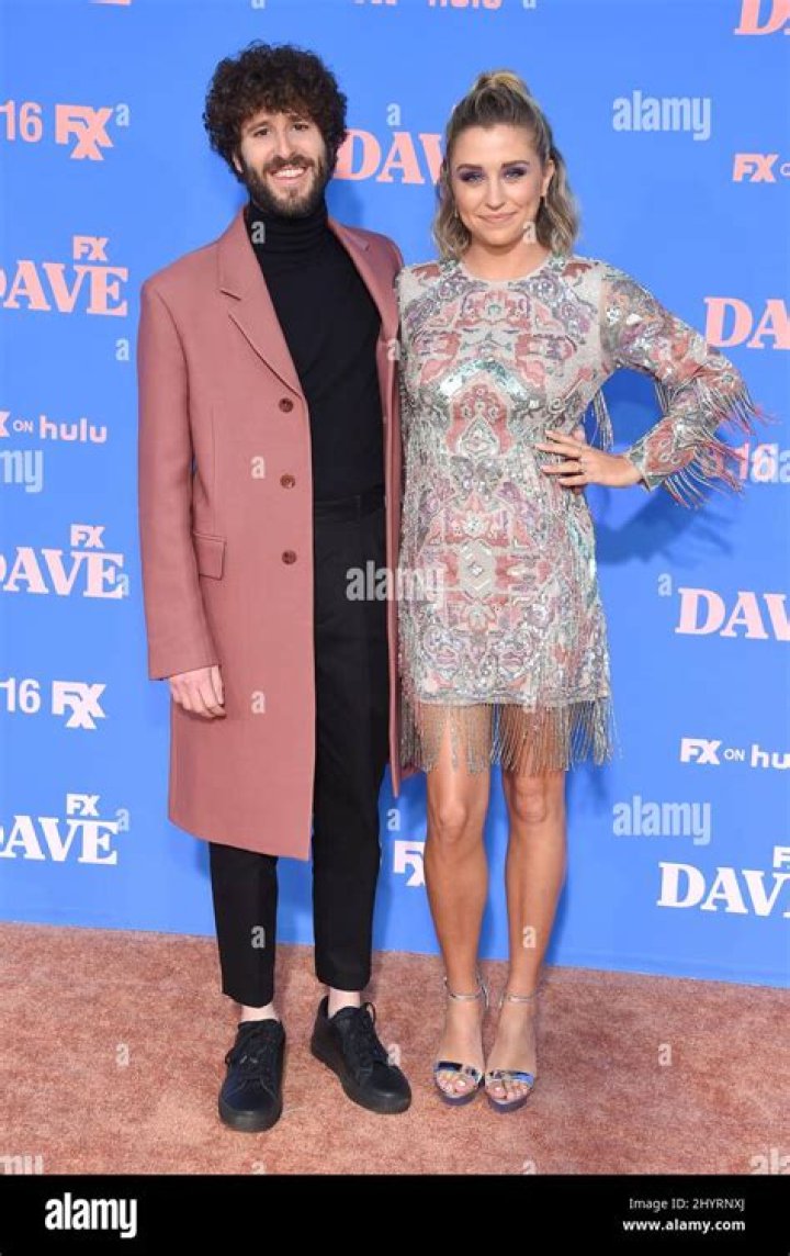 Dave Burd and Taylor Misiak arriving to the &cent;&euro;&tilde;Dave&cent;&euro;&trade; Season 2